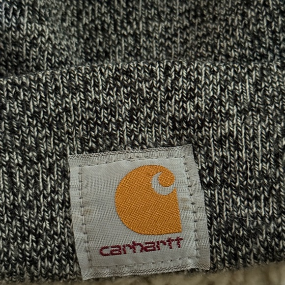 Carhartt Gray and White Knit Beanie - Picture 2 of 4